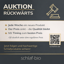 Lade das Bild in den Galerie-Viewer, Auktion Rückwärts von Schlafbio. Die Chance auf tolle Schnäppchenund Rabatte