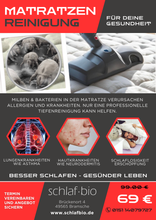 Lade das Bild in den Galerie-Viewer, Matratzenreinigung Gesund Leben und erholsam Schlafen