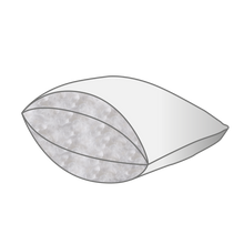 Lade das Bild in den Galerie-Viewer, 3-Kammer Kopfkissen 80x80 cm