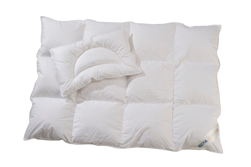 Baby Ganzjahres Bettdecke 100x135 cm Weiß